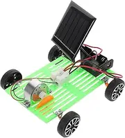 CVUTOVO Assemble Solar Car Model Solar Powered for Educational DIY Engineering Experiment Stimulates Creativity and Motor Skills Safe Materials Battery Fun