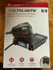 Cobra Dual Mode 19 Ultra AM/FM Compact CB Radio 4W Power 40 Channels NEW!