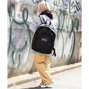 Jansport big student 網狀 電腦 黑色後背包