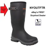 Dryshod Size 9 Legend MXT Gusset Black Hard-Working Outdoor Boots LGXG-MH-BK