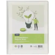 J.Burrows Recycled Presentation Display Book A4 White