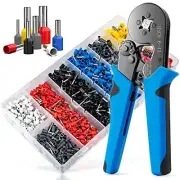Ferrule Crimping Tool Kit LUNEY Wire Ferrule Kit with 1250PCS Wire End Ferrul