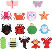 Protective Covers for Data Cables 15pcs Animal Charger Cord Saver Wire Protectors
