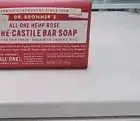 Dr Bronner's All-one Hemp Rose Scent Pure-Castile Bar Soap
