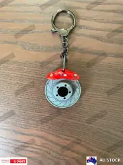 Red BMW M Power Disc Brake Caliper Rotor Key Ring Keychain Keyring Spain Gift
