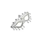 Full Face Rhinestone Mask Veil Facial Jewelry Accessories Photo Prop
