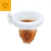 2pcs White Aquarium Cone Feeder Red Worms Live Frozen Brine Discuss Fish Shrimp