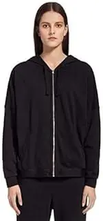 [Calvin Klein] Women's Tonal Logo Lounge Full Zip Hoodie