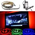 Background ambient LED light, color change RGB tape Strip for TV Bar basement