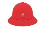 Kangol Wool Casual Unisex Bucket Hat Winter Warm Fashion Cap - Red