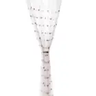 Thin Window Curtain Love Heart White Tulle Curtain Living Room Decoration