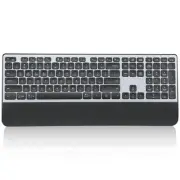 K9100 Wireless Bluetooth Keyboard, Multi Devices Full Size Keyboard with Wris...