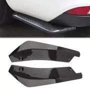 For Mitsubishi Carbon Fiber Rear Bumper Lip Diffuser Splitter Canard Protector (for: Mitsubishi)