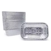 Mini Loaf Baking Pans - Disposable Aluminum Foil 1lb Small Bread 100 Pack