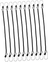 ibasenice 10Pcs Elastic Bungee Cords with Hooks Versatile Straps for Securing Luggage Bikes Motorcycles Wagons and More for Travel and Outdoor Use