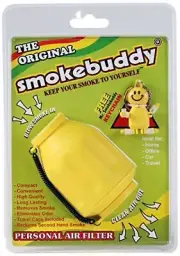 Smoke Buddy Yellow - The Original Air Filtration System Scent Eliminator
