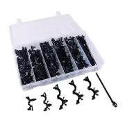 132pc Wiring Harness Loom Routing Clips Assortment Convoluted Conduit Fixed Snap