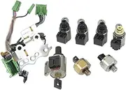 33446-JF011 JF011E RE0F10A F1CJA CVT Transmission Valve Body Solenoids Kit Compatible for Nissan Altima Sentra Compatible for Dodge