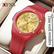 SANDA Women Men Kids Quartz Watch Minimalist Luxury Fashion Business Luminous Calendar Date Waterproof Silicone Watch