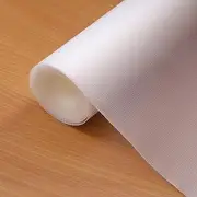 EASY HOME Multipurpose 45cm x 5m Waterproof EVA Anti Slip Mat for Kitchen, Bathroom Cabinet Kitchen Drawer Shelf Mats Liner Sheets Roll, Non-Slip Fridge Mat, Table Mat (45cm x 5 Metres Roll, Clear)