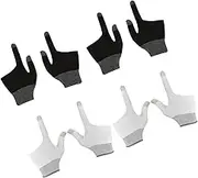 TOYANDONA 4 Pairs Graphene Touchscreen Gaming Gloves Enhanced Control for Billiards Touch Sensitive Design for Precision Comfortable Fit Antislip Performance for Mobile Games