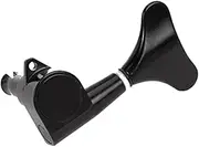 OFFSCH Bass Machine Head Tuners 4l Bass Tuning Pegs Zinc Alloy Black Replacement