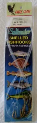 Striped Bass Baitholder Snelled hooks Gold 9214 6/pk