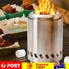 Smokeless Tabletop Fire Pit Portable Mini Stove for Patio and Outdoor Camping