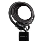 Sunlite Key Lock & Cable Key 8mm 6`/183cm Blk