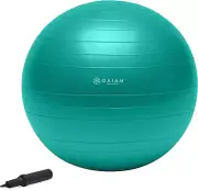 Gaiam Total Body Balance Ball Kit - Includes Anti-Burst Stability Exercise Yoga