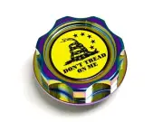 DONT TREAD ON ME SNAKE NEO CHROME RACING ENGINE OIL FILLER CAP FOR MITSUBISHI (for: Mitsubishi)