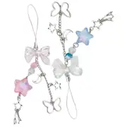 2 Pcs Mobile Phone Accessories Cell Lanyard Wrist Strap Hanging Cord Miss