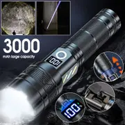 Rechargeable Powerful Led Tactical Flashlight Super Bright Zoom Torch Waterproof