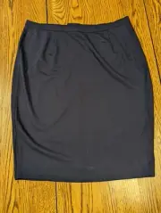 City Chic Plus Navy Pencil Skirt NWT Plus sz 16 XL Navy Mob Boss Wife stretch