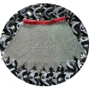 CHAIN MAIL SKIRT, MILD STEEL MEDIEVAL KNIGHT 9 MM FLAT RIVETED CH038