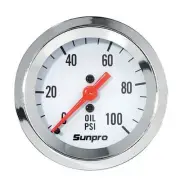 Sunpro Gauge Oil Pressure engine run stand car truck ford chevrolet mopar other