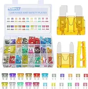 Powerful Car Fuses Assortment Kit, 420 Pcs Mini Auto Blade Fuses Assortment Set with Puller for Cars Trucks Vans Snowmobiles Boats SUV RV (2A 3A 5A 7.5A 10A 15A 20A 25A 30A 35A 40A)