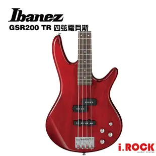 Ibanez GIO GSR200 TR 透明紅 電貝斯 PJ Bass 公司貨【i.ROCK 愛樂客樂器】 貝斯
