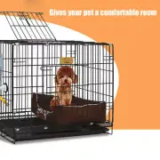 MINIMOTO Dog kennel Sliding Door Dog Crate Removable Tray With Carrying Handle