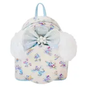 Loungefly Disney Mickey & Friends Winter Wonderland Mini Backpack/Headband - NEW