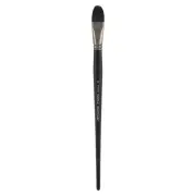 Black Swan Synthetic Red Sable Long Handle Brush-Oil & Acrylic Filbert #22
