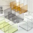 Three-Compartment Documents Stand Reusable Desktop Bookshelf Table