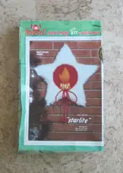 Phentex Hook & Hang Kit - STARLITE 53/03 Christmas - NEW 1981 Star Latch Hook