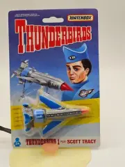Vintage Matchbox TB1 Thunderbird 1 Rocket Spaceship 1992 Diecast 3" Ship Model
