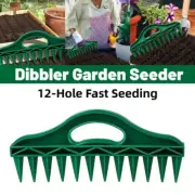 12 Hole Seeding Punch Vegetable Plant Seeder Tool for Garden Planting Soil Punch