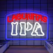 Lagunitas IPA Whiskey Neon Sign Maker Mark Neon Sign for Wall Decor Bar Neon....