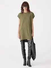 Sleeve Cut Off Tank Dress