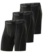Men's Compression Shorts3 PackCompression Spandex Yoga Shorts Running Underwe...