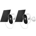 2K Solar Security Cameras Wireless Outdoor, Solar Outdoor Camera for Home Sec...
