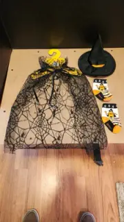 Build-A-Bear Lace Cape Witch Outfit